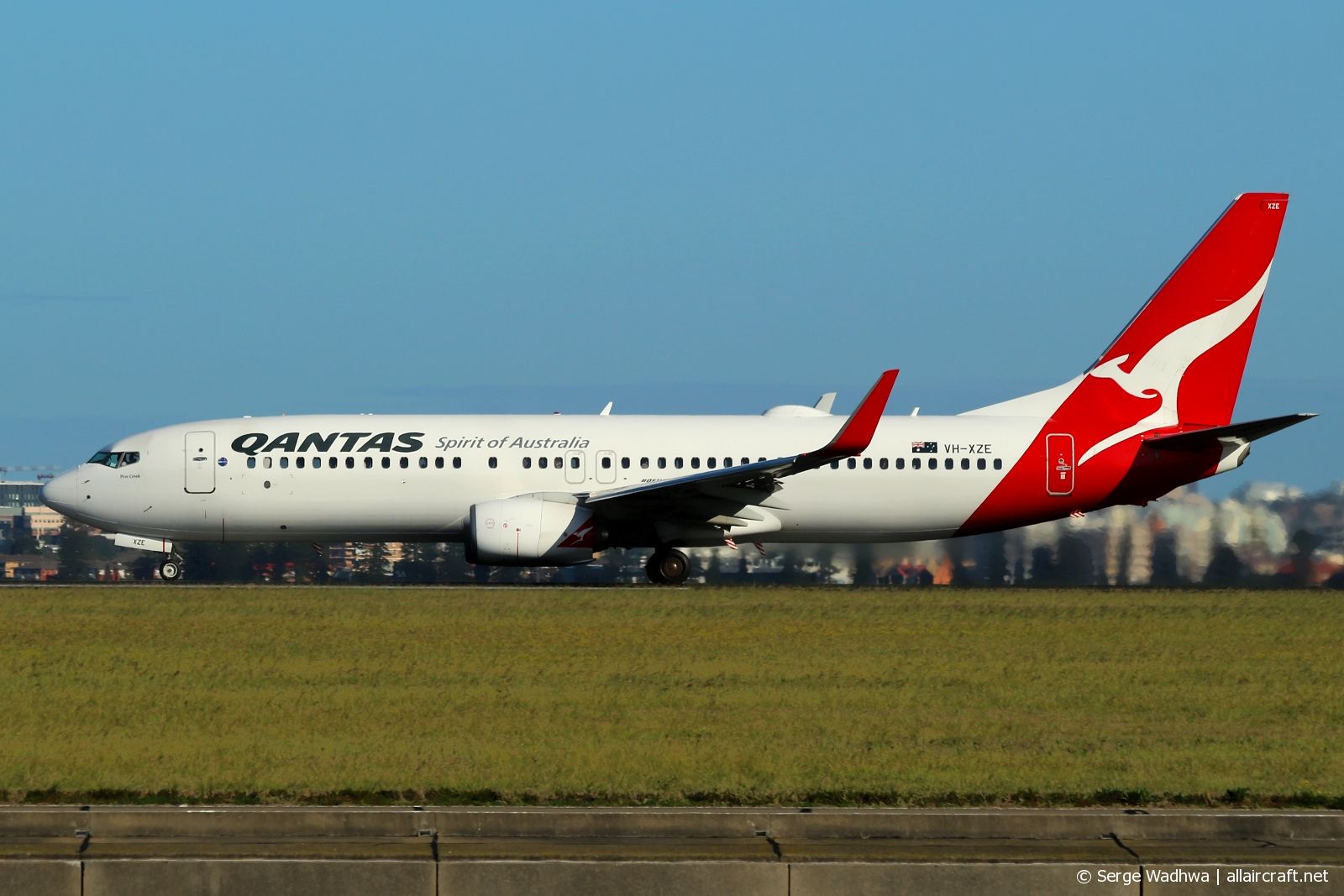 VH-XZE (39369) 2013 Boeing 737-838 WL