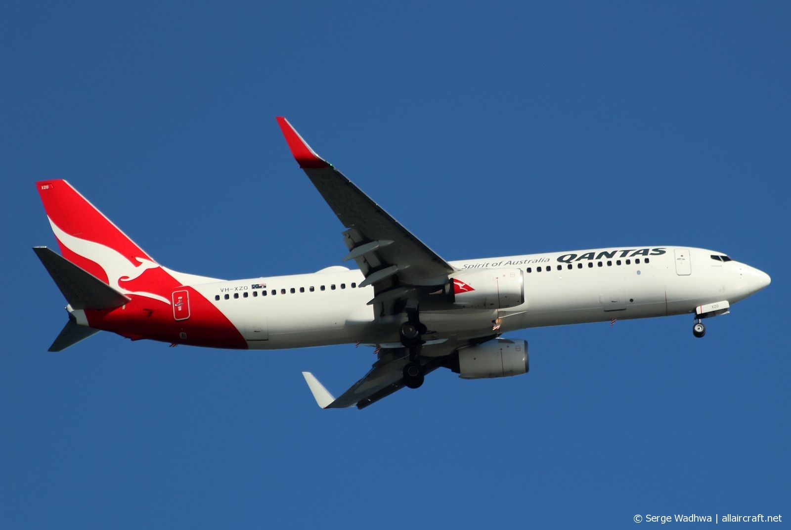 VH-XZO (44576) 2014 Boeing 737-838 WL