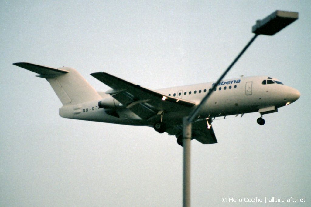 OO-DJA (cn 11163) Fokker F28-3000