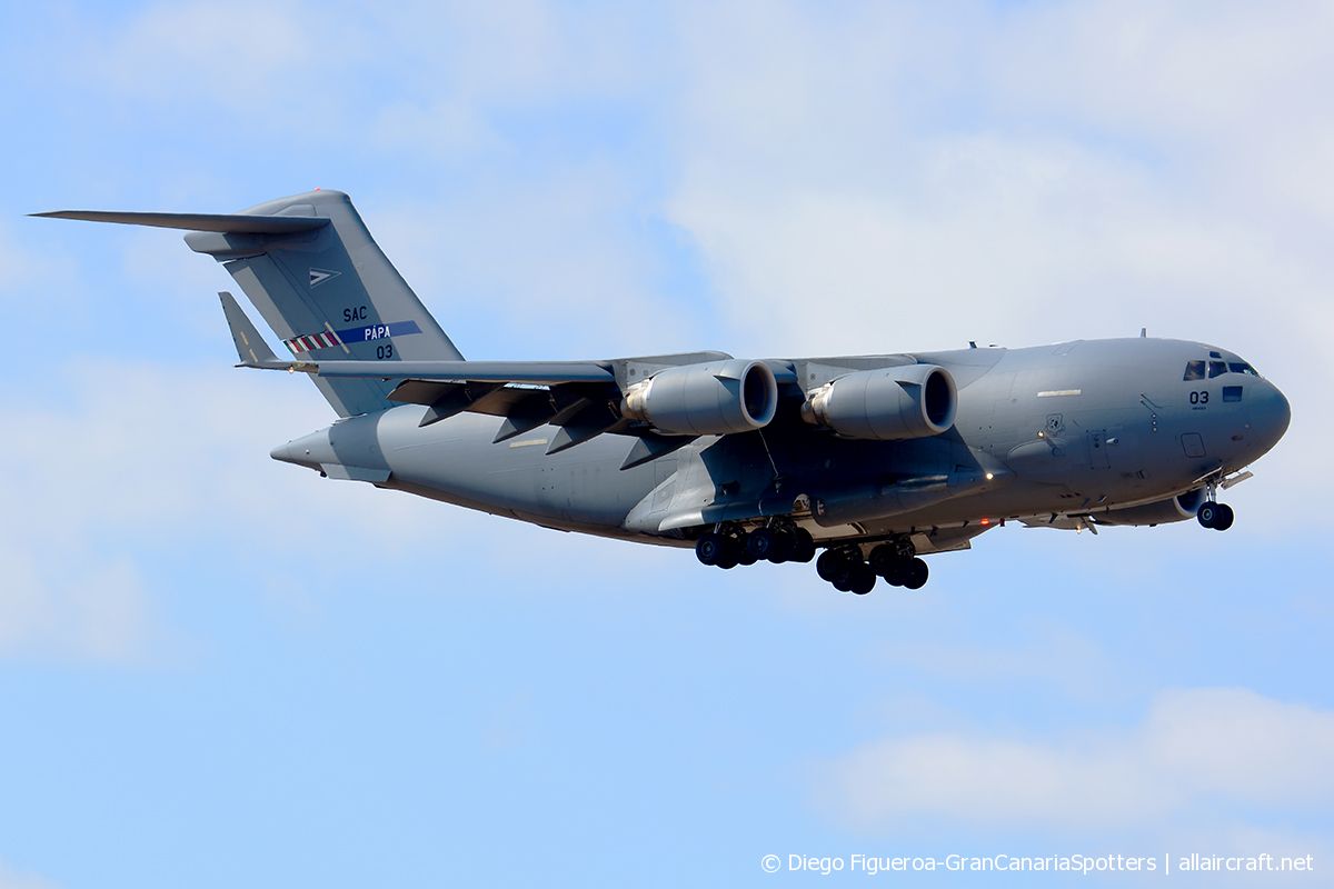08-0003 (F-211) 2009 Boeing C-17A Globemaster III