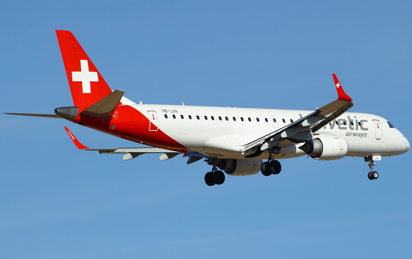 HB-JVN (cn 19000285) Embraer 190-100LR