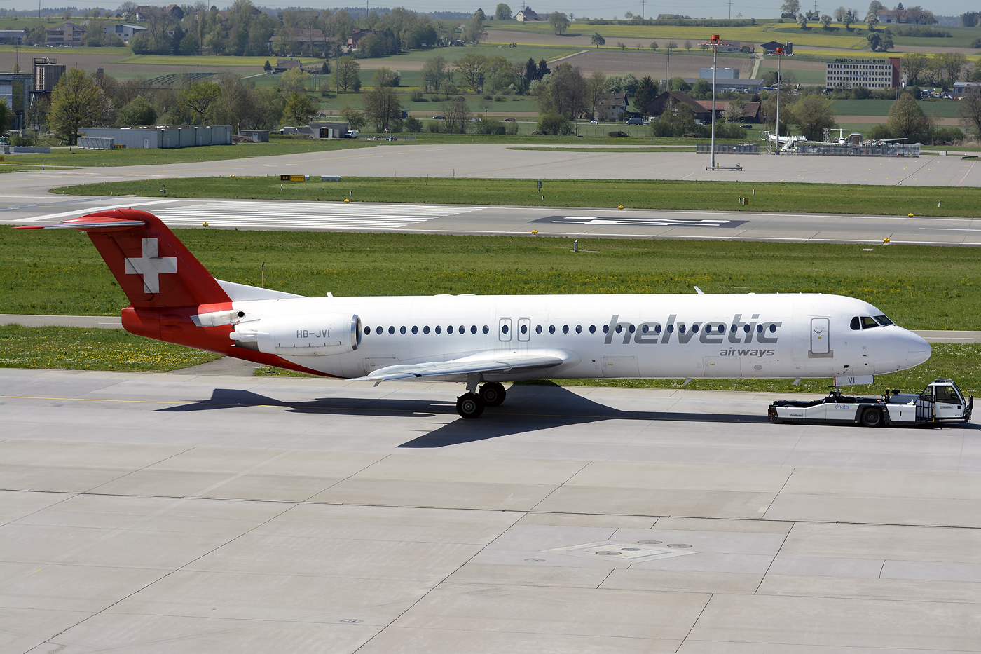 HB-JVI (cn 11325) Fokker 100