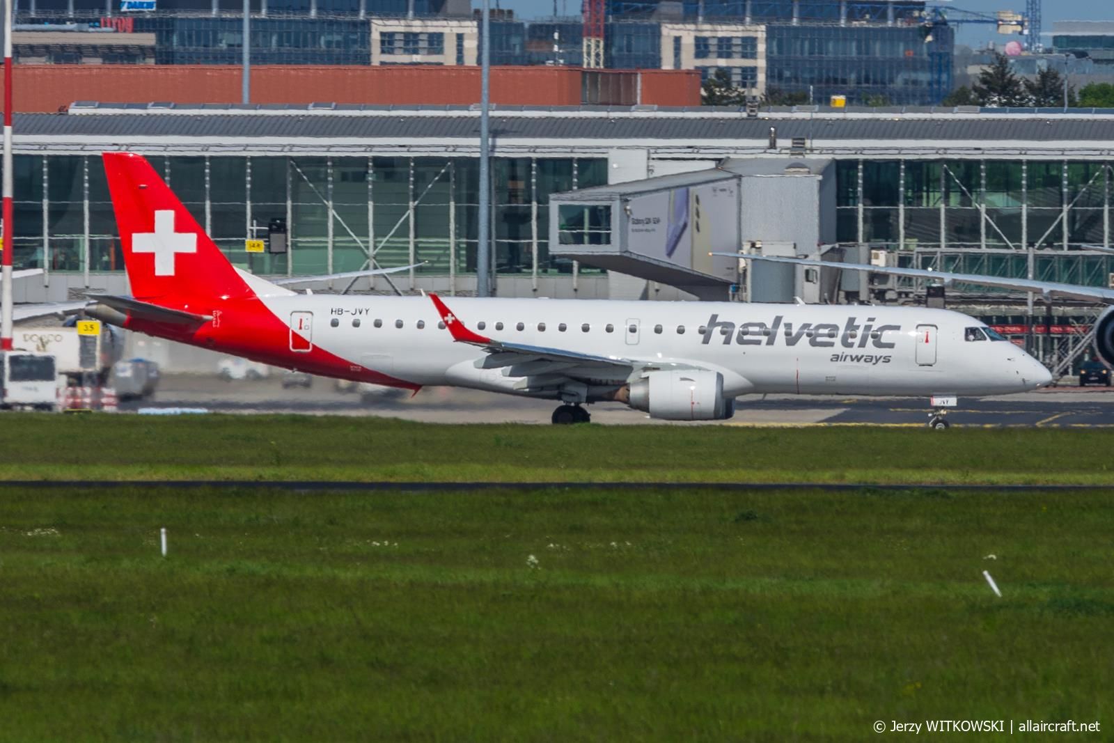 HB-JVY (19000607) Embraer 190-100LR