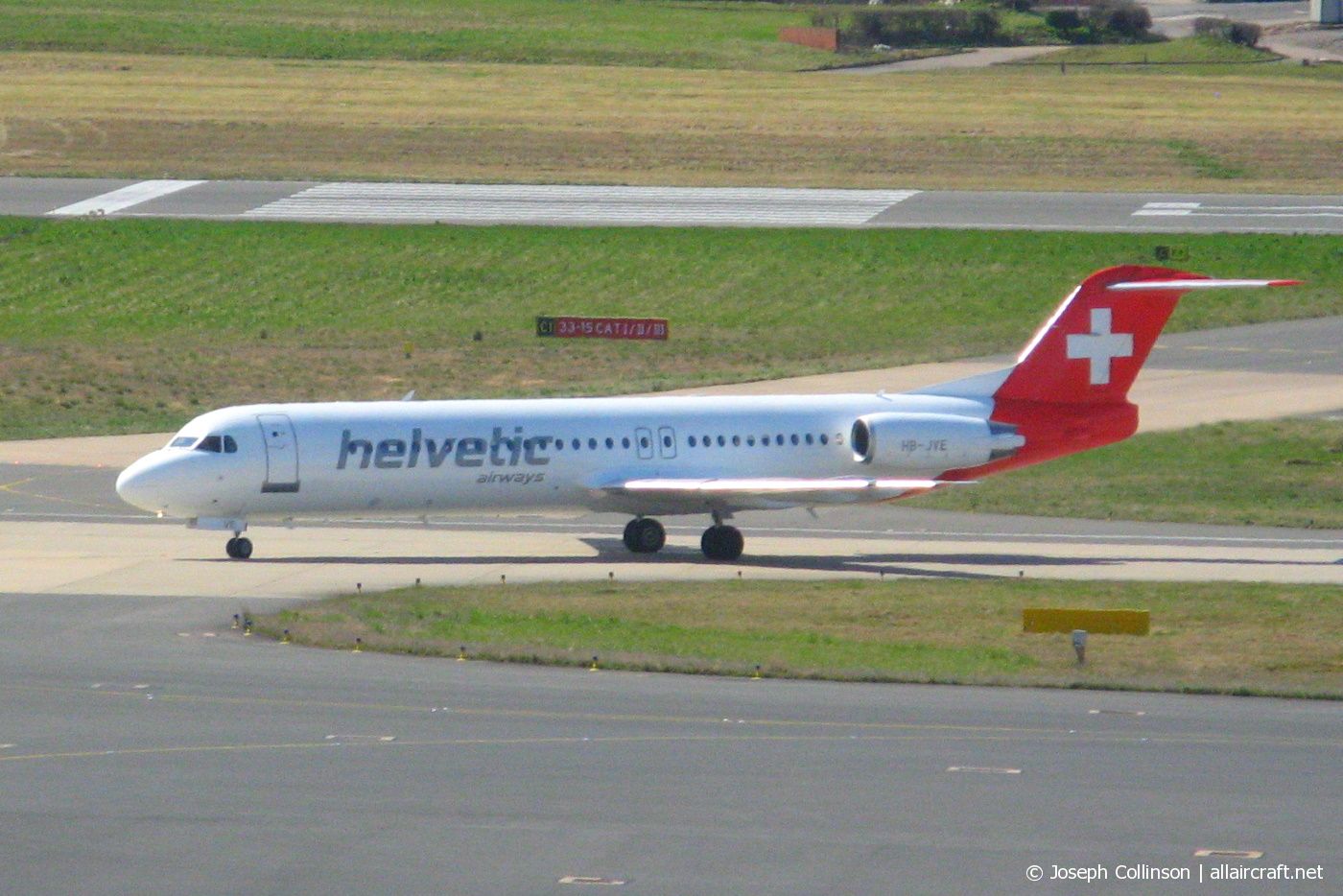 HB-JVE (11459) 1993 Fokker 100
