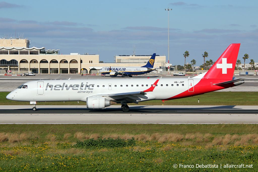 HB-JVP (19000387) Embraer 190-100LR