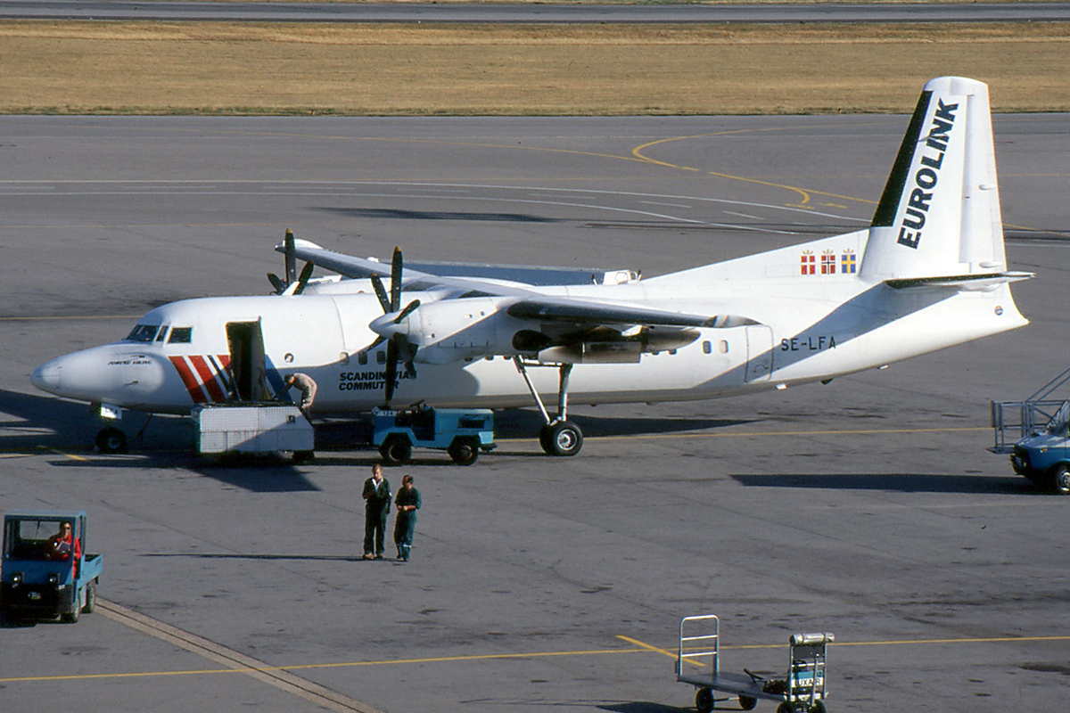 SE-LFA (20165) 1989 Fokker 50