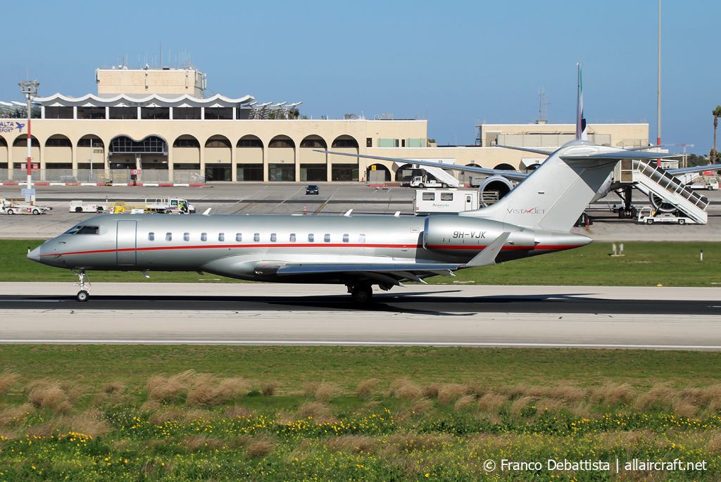 9H-VJK (9619) 2014 Bombardier Global 6000