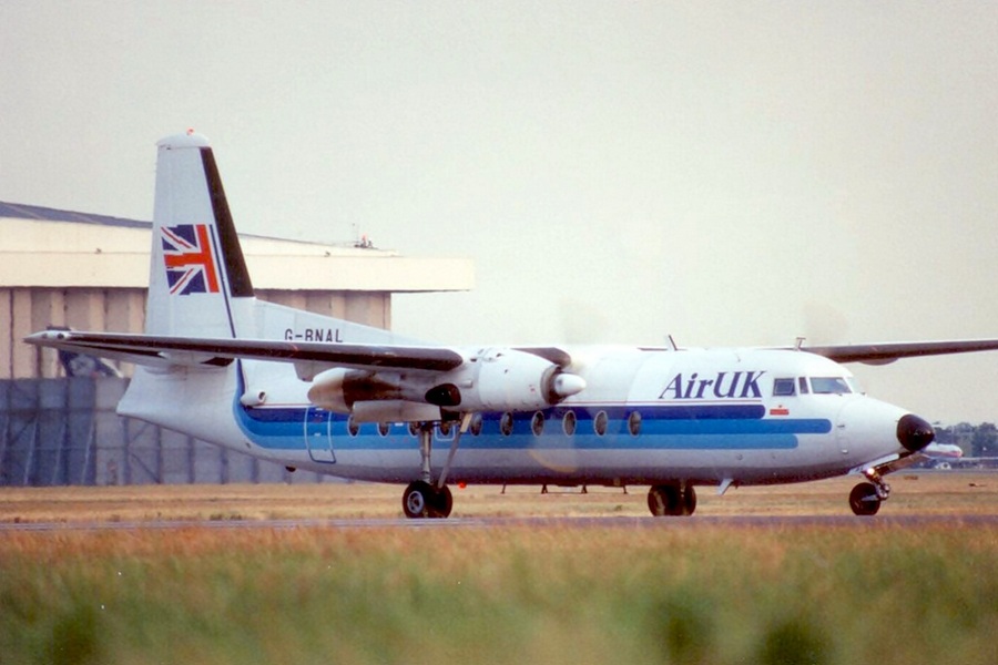 G-BNAL (cn 10334) Fokker F-27-600