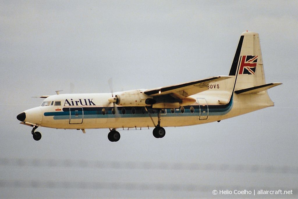G-BDVS (cn 10232 Fokker F27-200