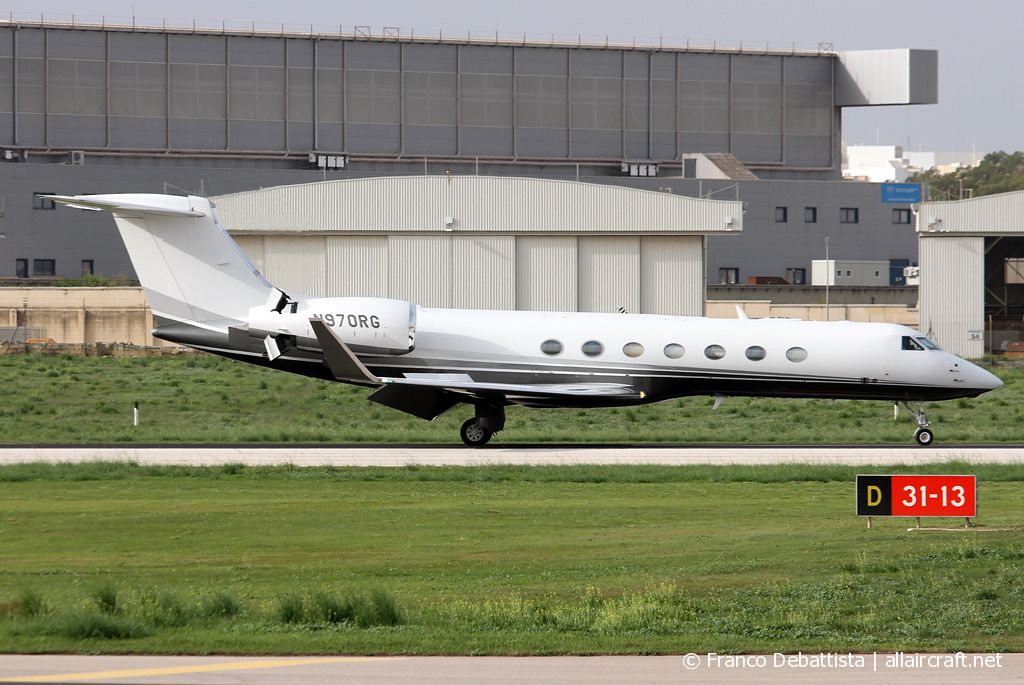 N970RG · Gulfstream Aerospace G-V · (MLA / LMML)