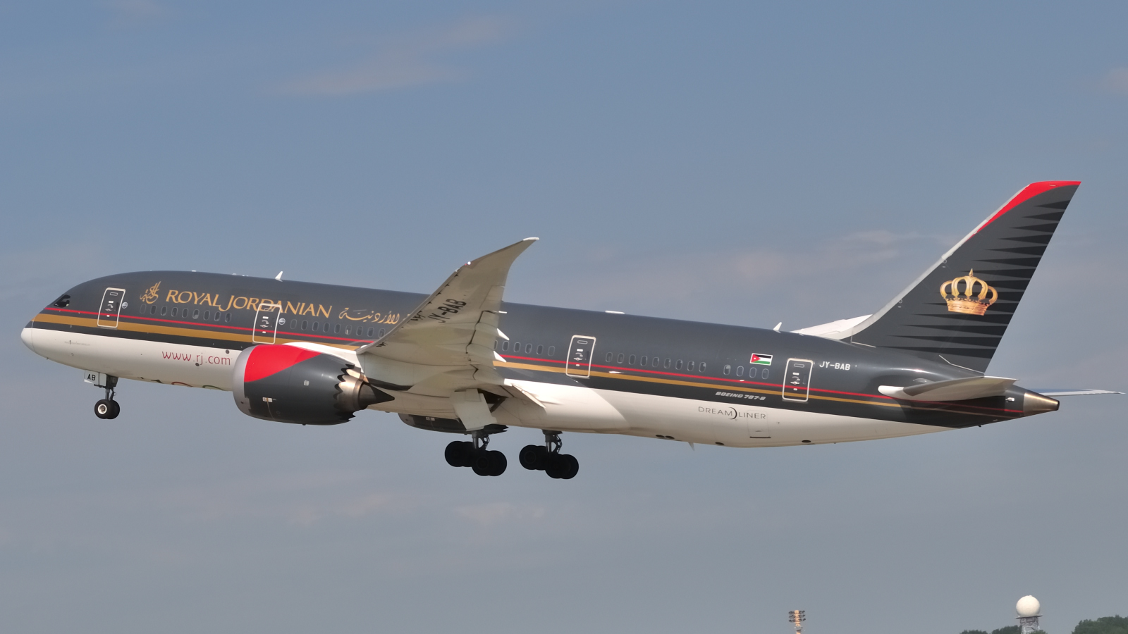 JY-BAB (35319) 2014 Boeing 787-8 Dreamliner