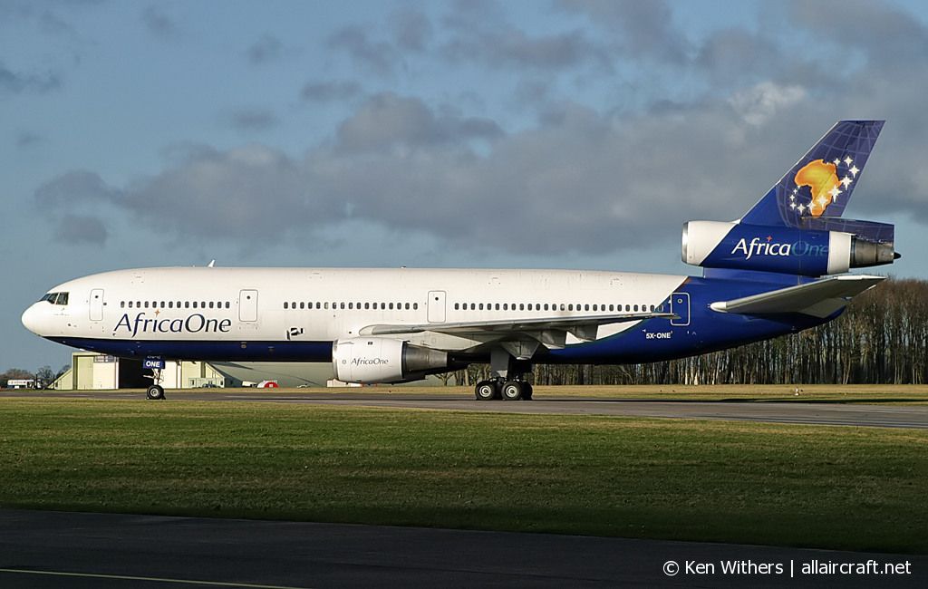 5X-ONE (cn 46952) McDonnell Douglas DC-10-30