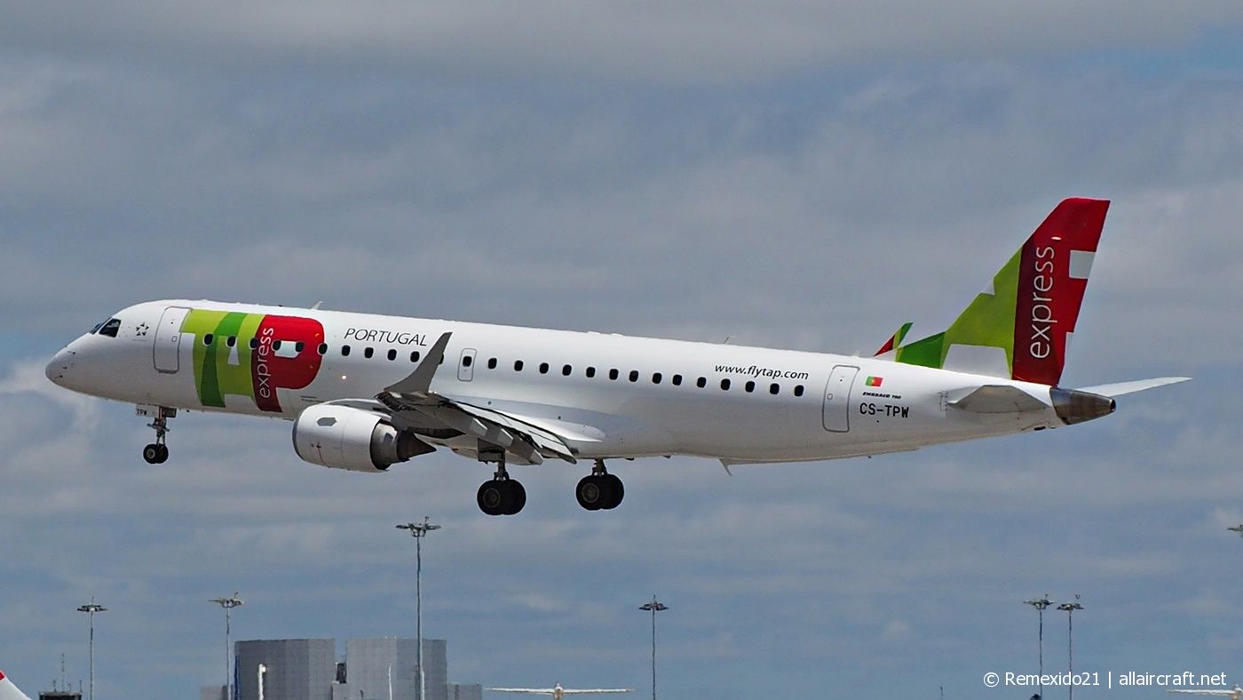 CS-TPW (19000550) Embraer 190-100LR