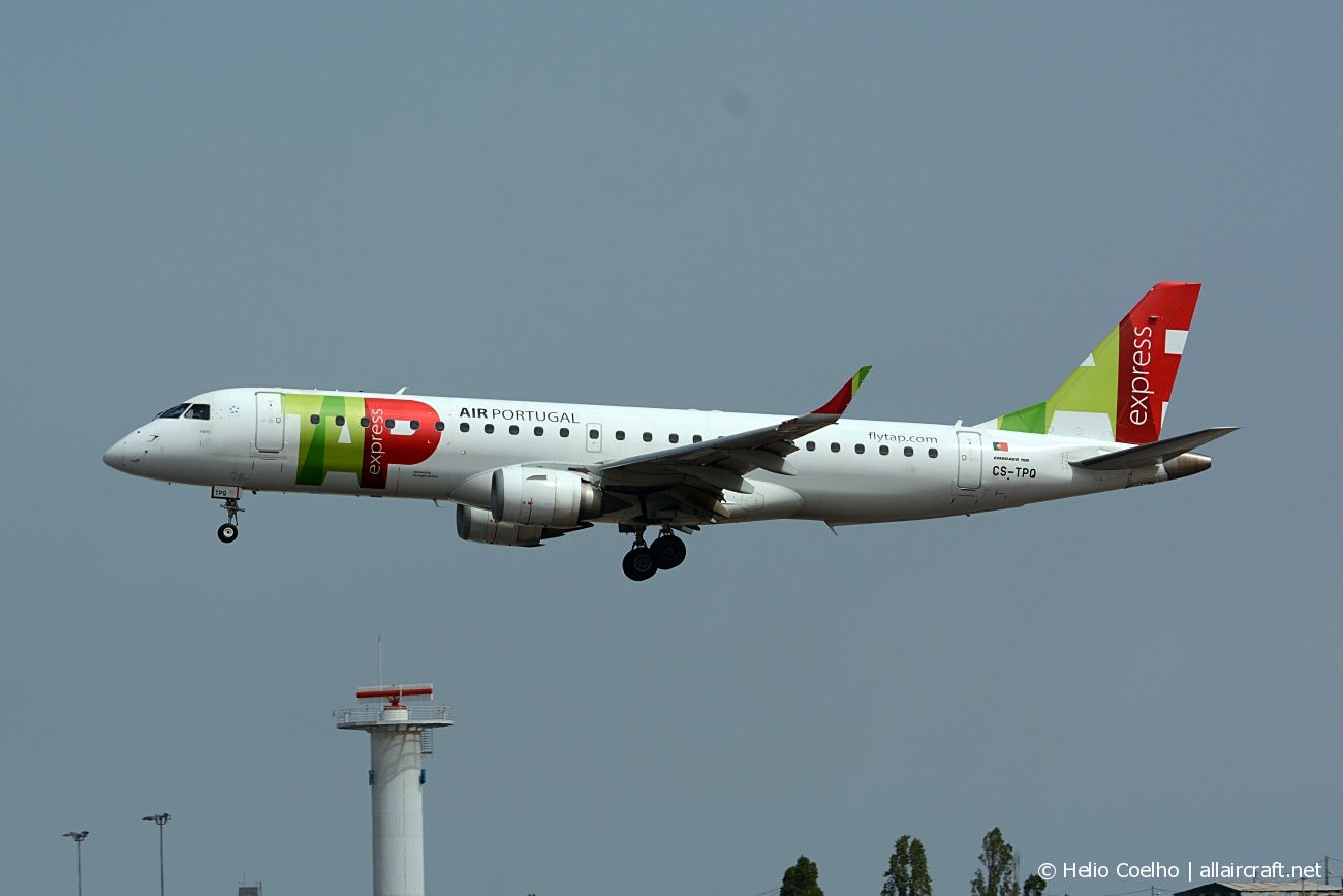 CS-TPQ · Embraer 190-100LR · (LIS / LPPT)