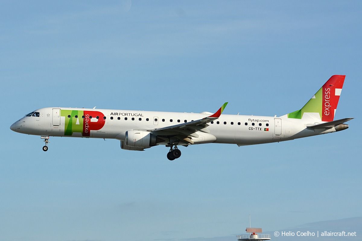 CS-TTX · Embraer 190-200IGW · (LIS / LPPT)