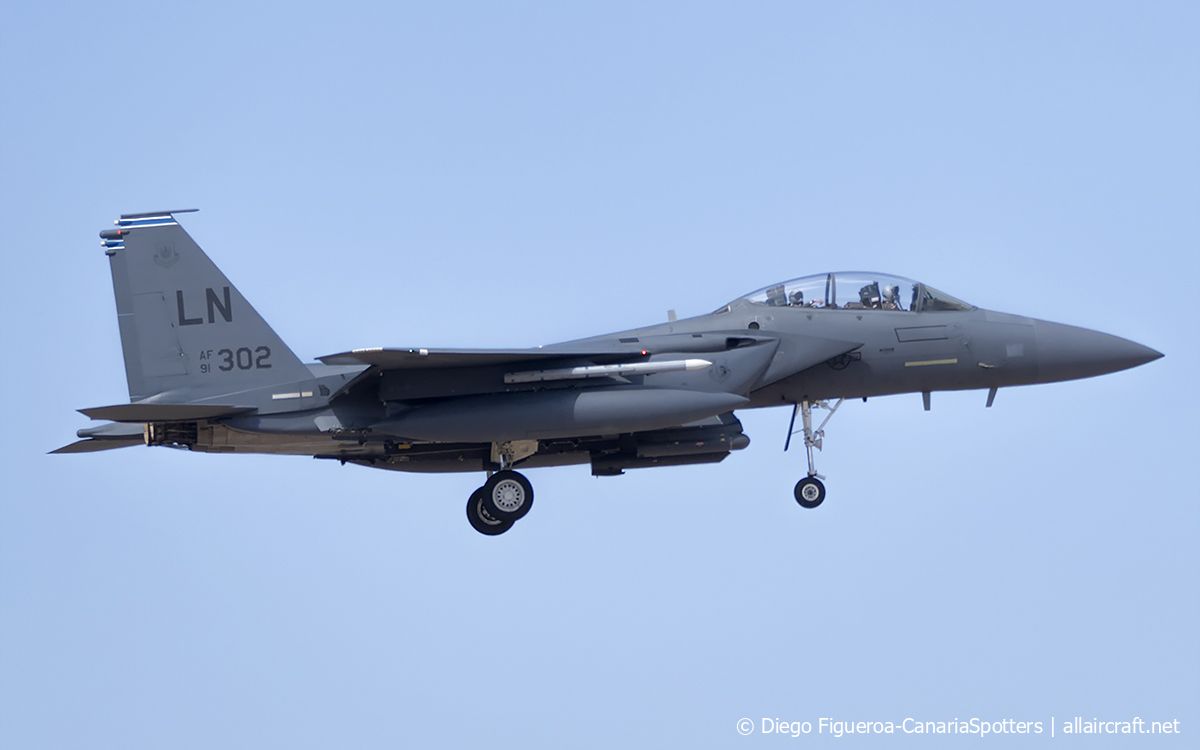 91-0302 (1209) 1991 McDonnell Douglas F-15E Eagle