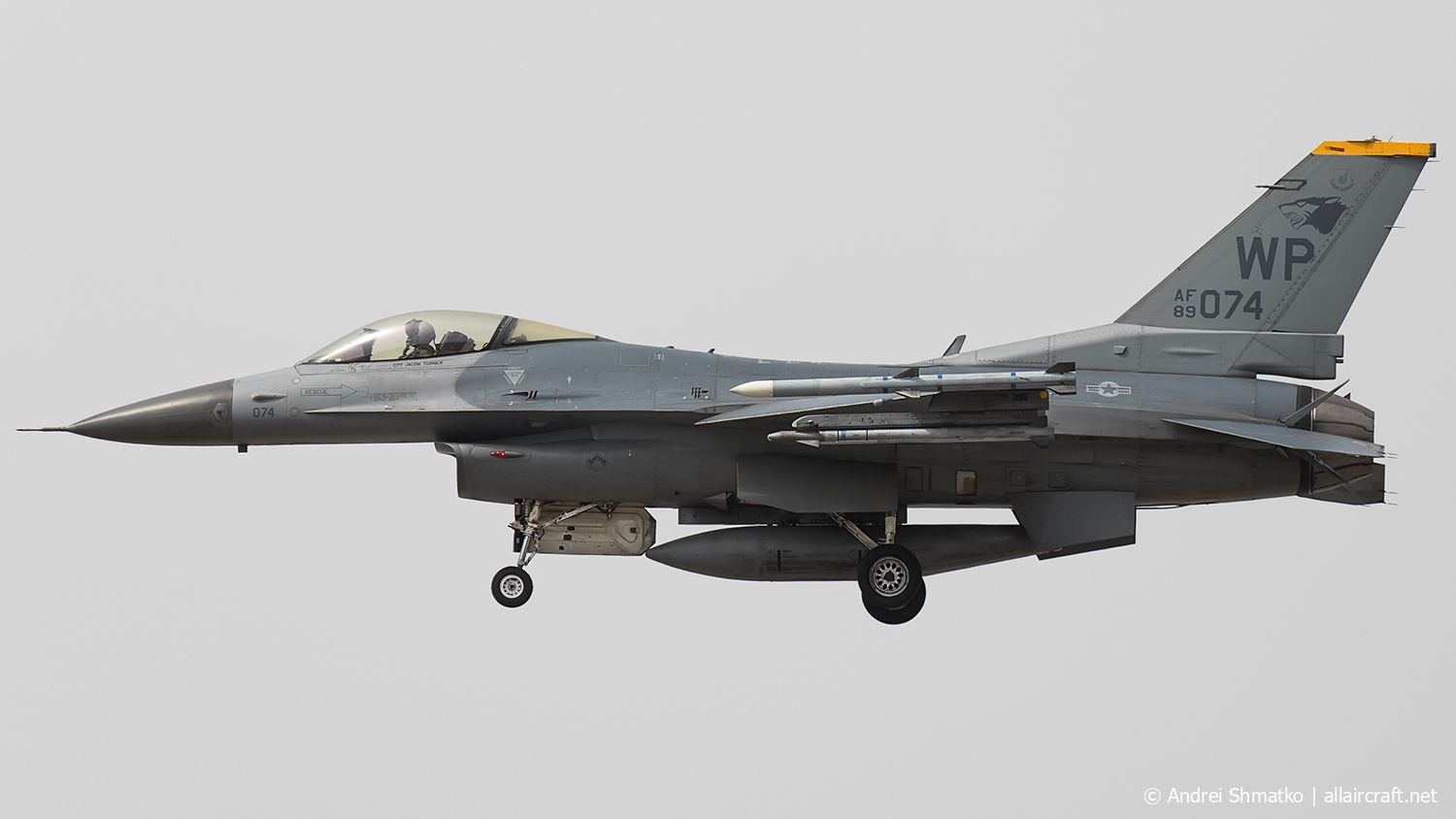 89-2074 (1C-227) 1989 Lockheed Martin F-16 Fighting Falcon