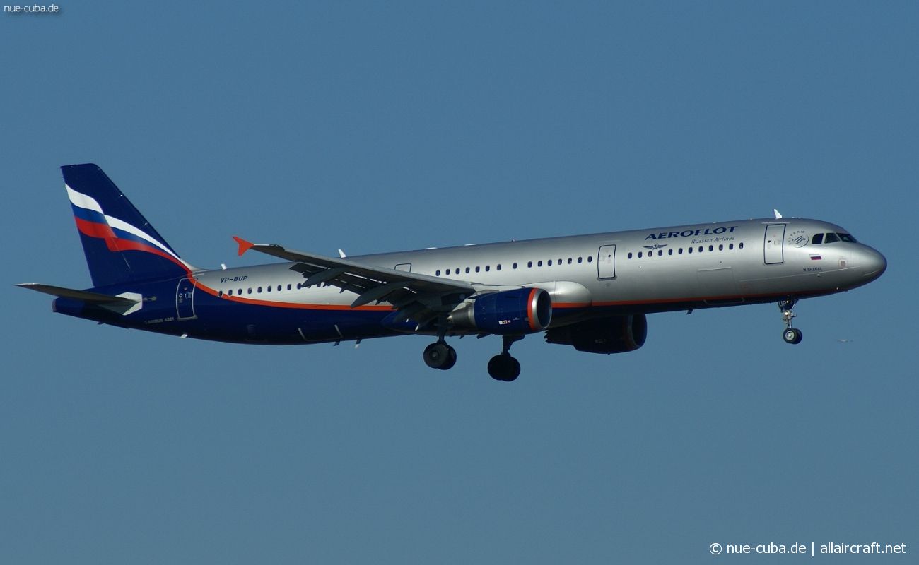 VP-BUP (cn 3334) Airbus A321-211