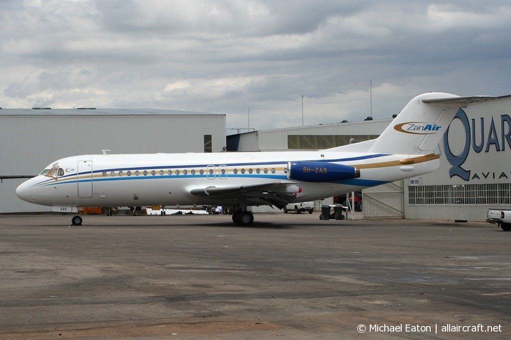 5H-ZAS (11225) Fokker F28-4000 Fellowship