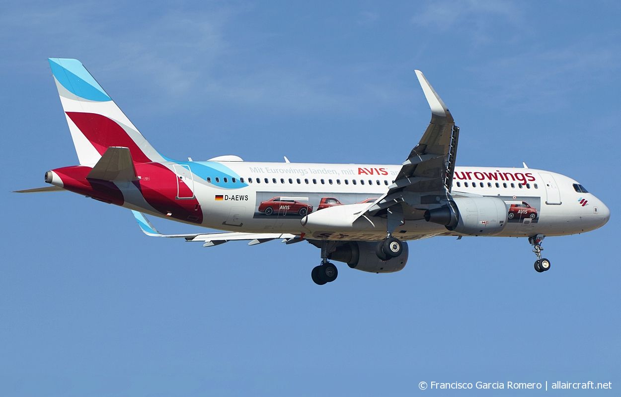 D-AEWS (07439) Airbus A320-214(WL)