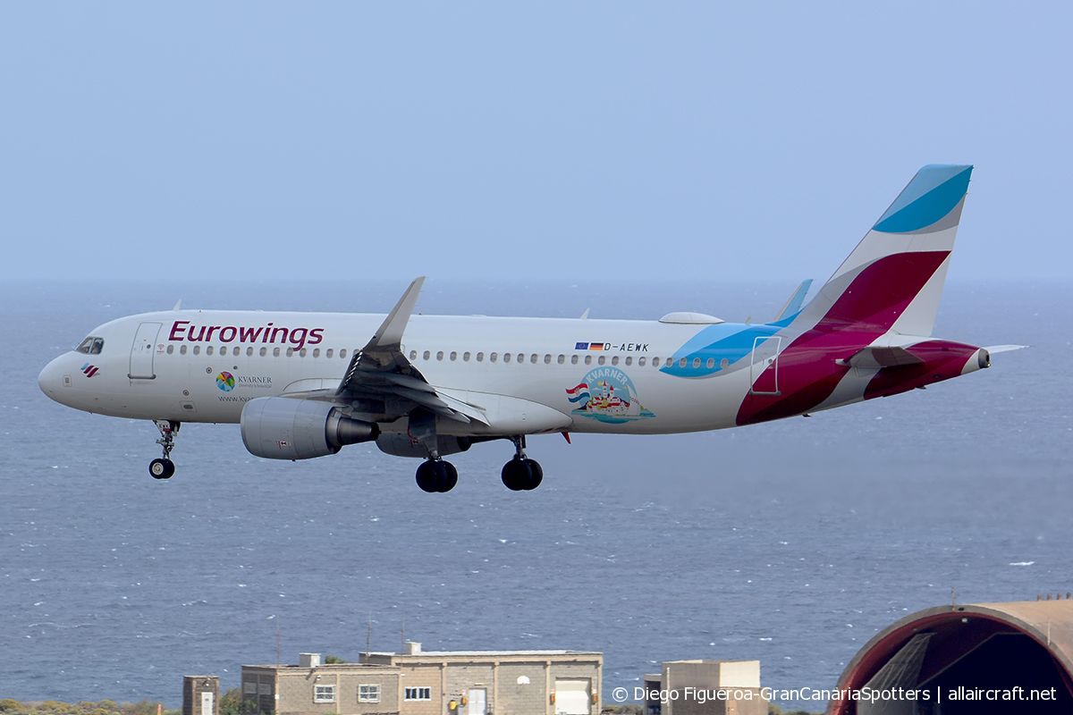 D-AEWK (7261) 2016 Airbus A320-214(WL)