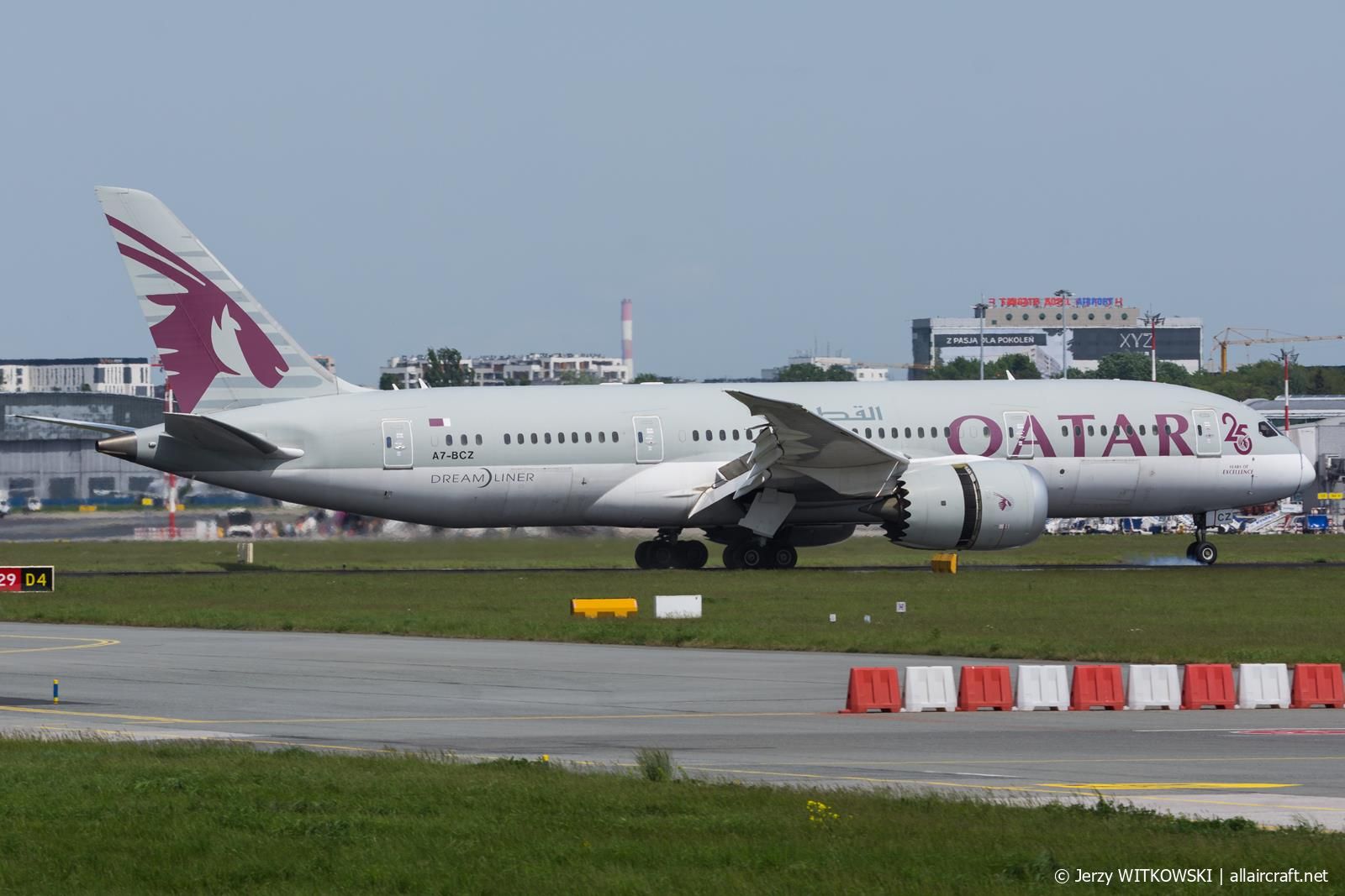 A7-BCZ (38344) 2015 Boeing 787-8 Dreamliner