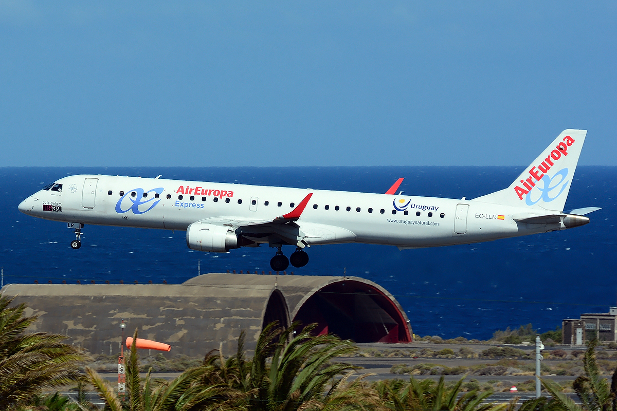 EC-LLR · Embraer 190-200LR · (LPA / GCLP)