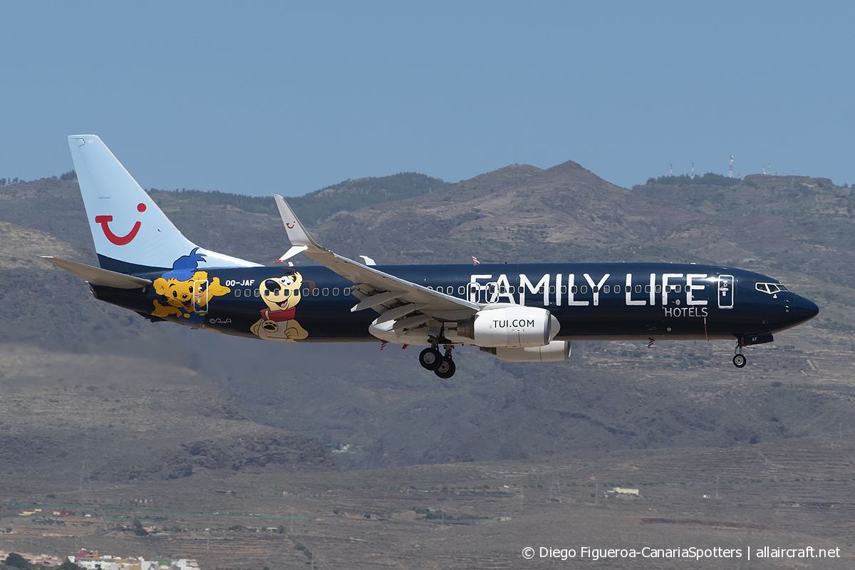 OO-JAF (35133) 2007 Boeing 737-8K5(WL)