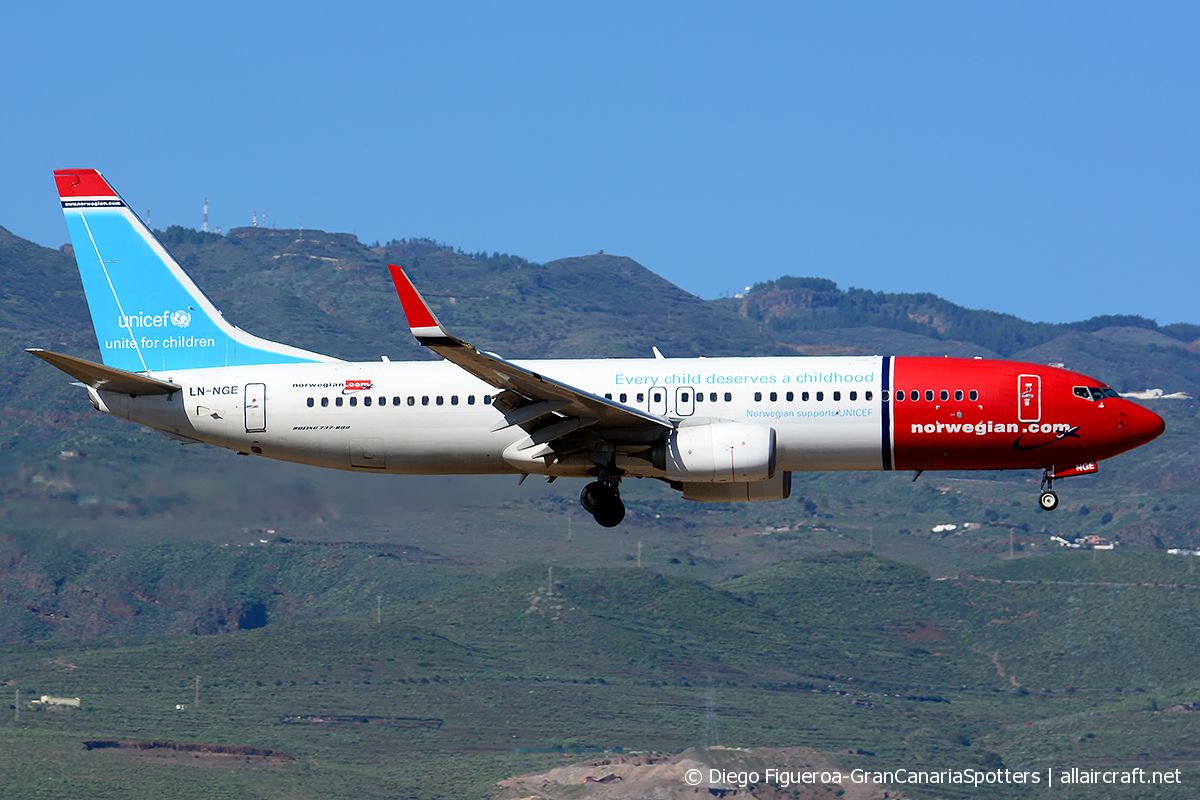 LN-NGE (39050) 2012 Boeing 737-8JP WL