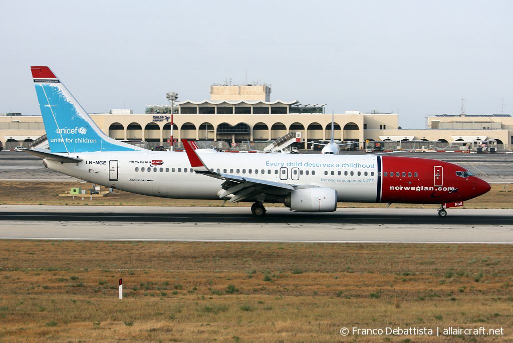 LN-NGE (39050) 2012 Boeing 737-8JP WL