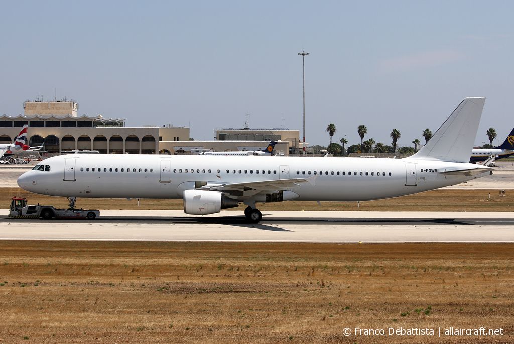 G-POWV · Airbus A321-211 · (MLA / LMML)