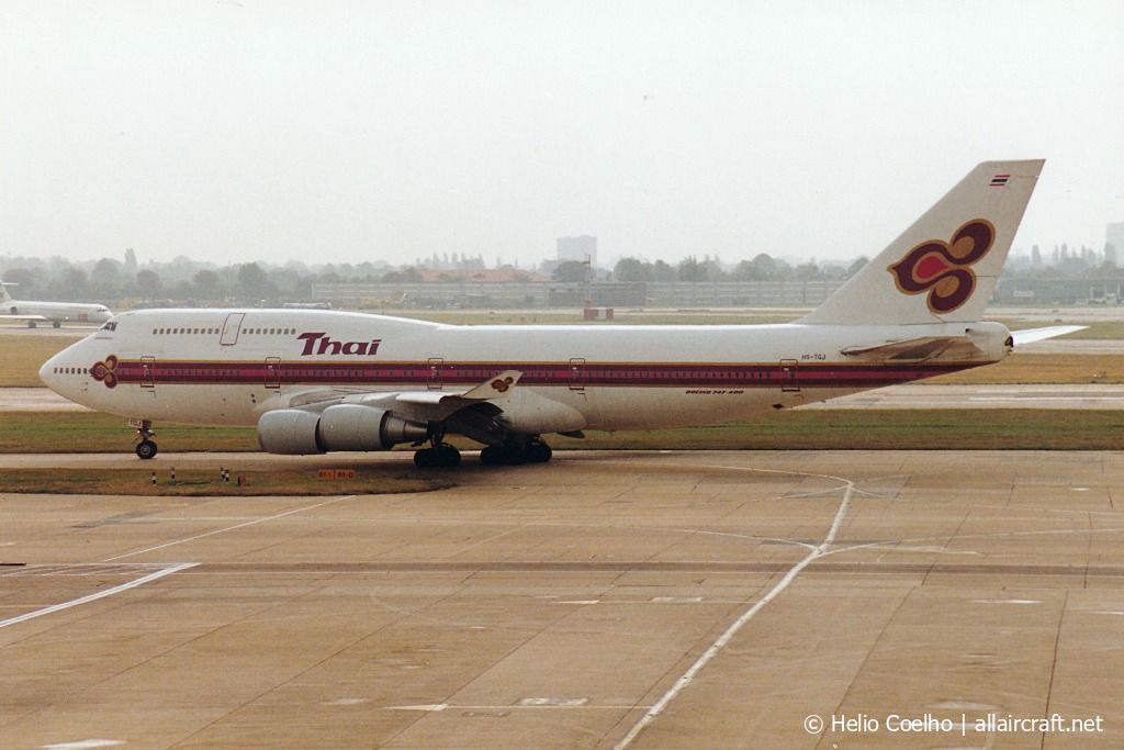 HS-TGJ · Boeing 747-4D7 · (LHR / EGLL)