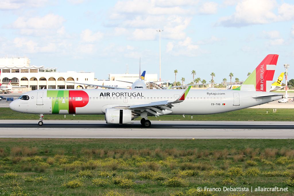CS-TXG · Airbus A321-251NX · (MLA / LMML)