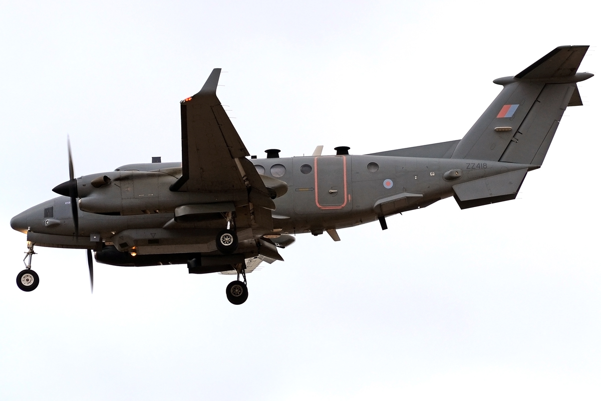 ZZ418,  (cn FM-17), Hawker Beechcraft Shadow R1 (350CER)