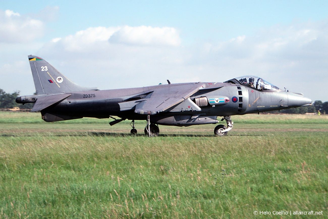ZD375 (P23) 1988 British Aerospace Harrier GR.7