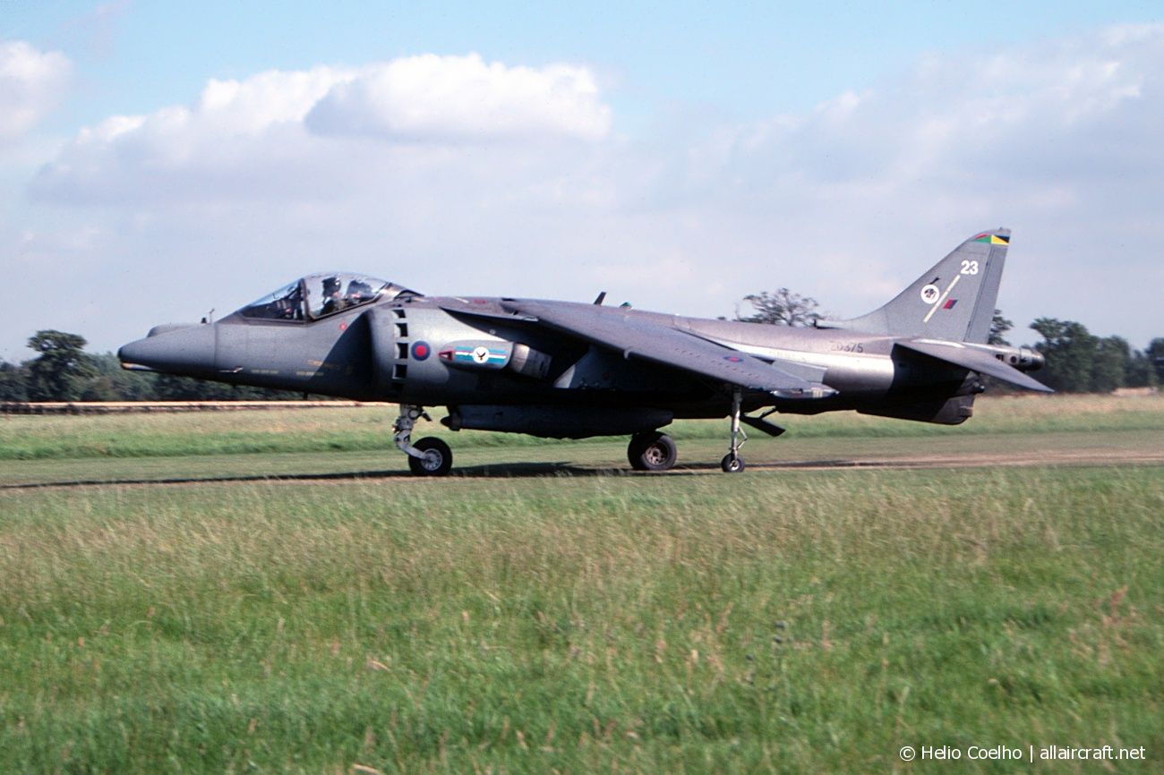 ZD375 (P23) 1988 British Aerospace Harrier GR.7