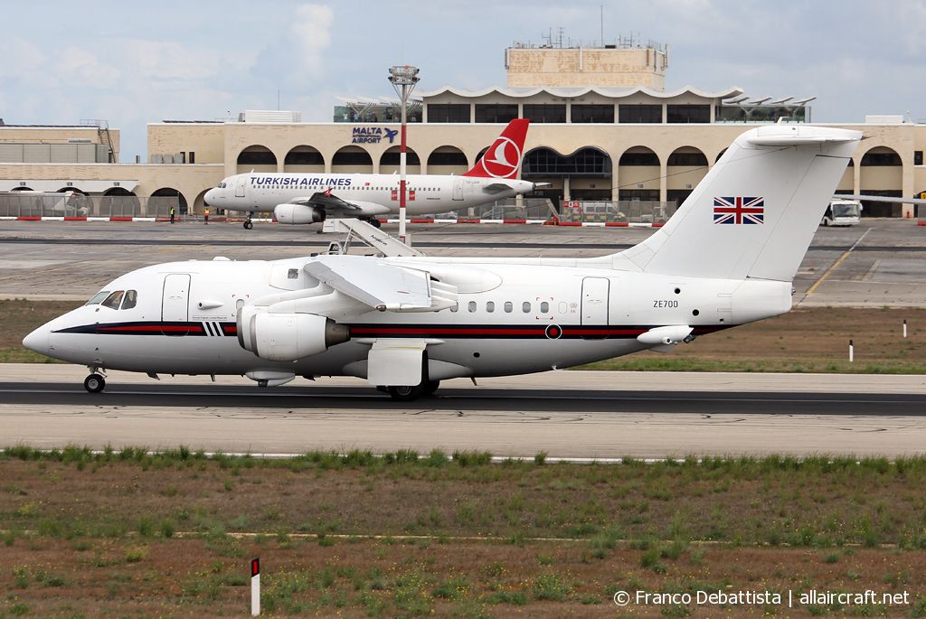 ZE700 (E1021) 1984 British Aerospace BAe-146 CC2
