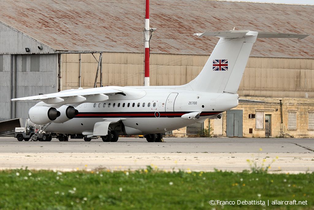 ZE700 (E1021) 1984 British Aerospace BAe-146 CC2