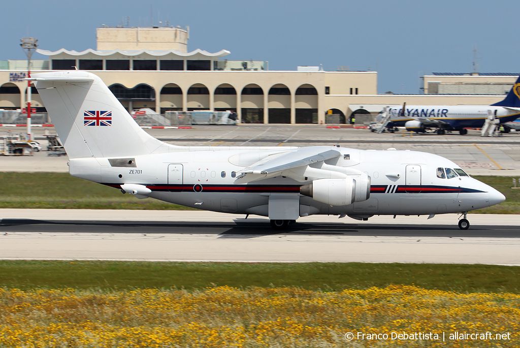 ZE701 (E1029) 1985 British Aerospace BAe-146 CC2