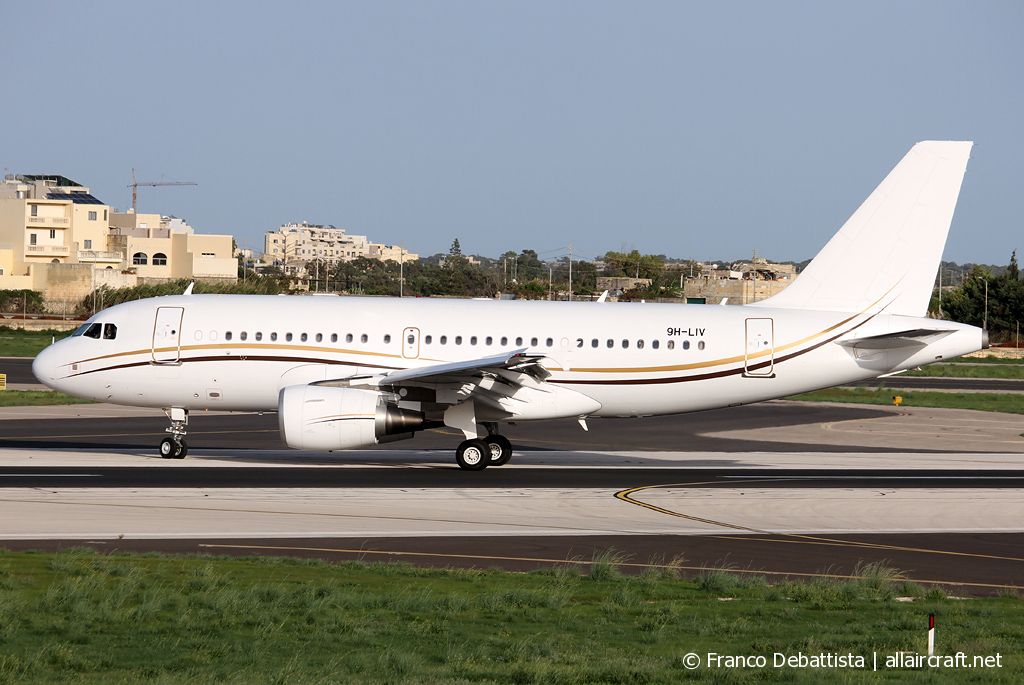 9H-LIV (35138) 2008 Airbus A319-115(CJ)