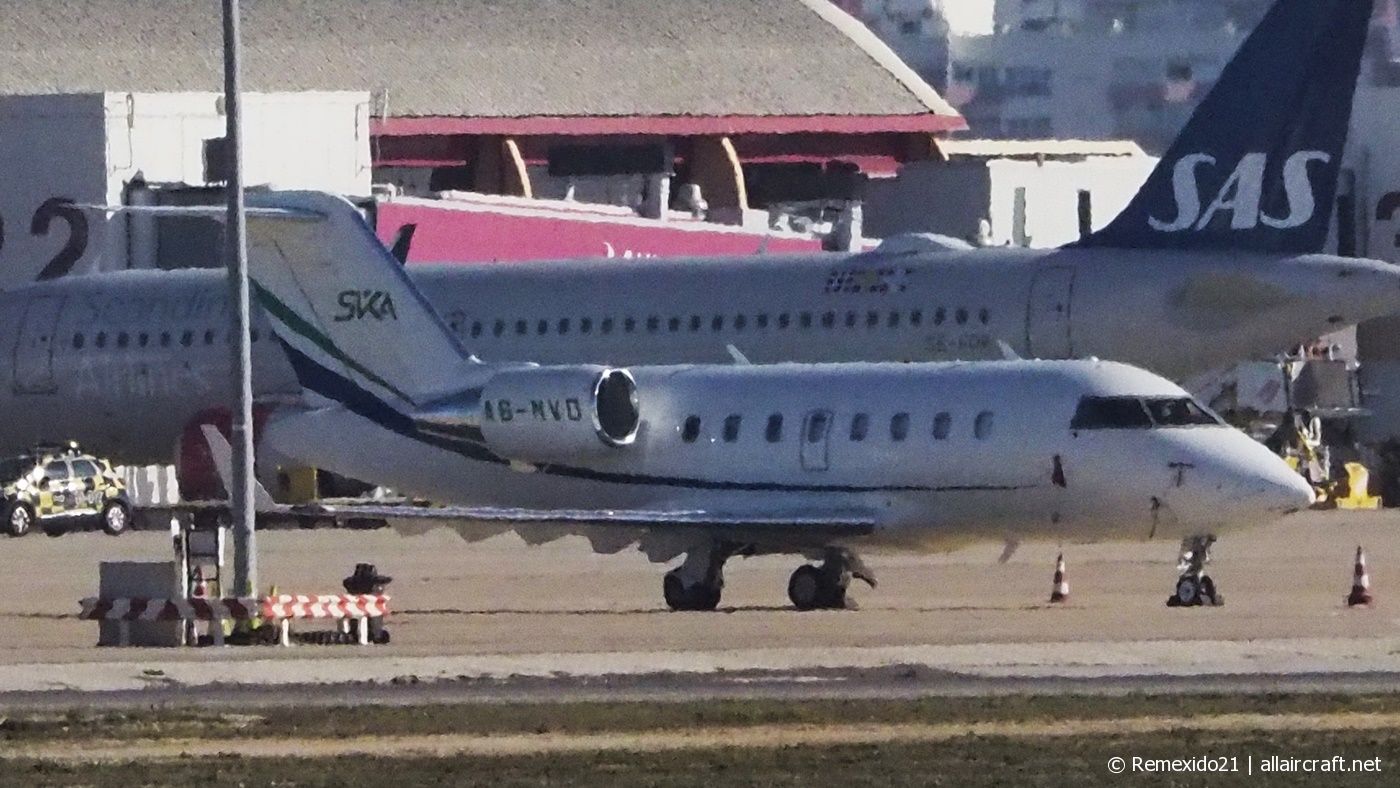 A6-MVD · Bombardier CL-600-2B16 Challenger 605 · (FAO/LPFR)