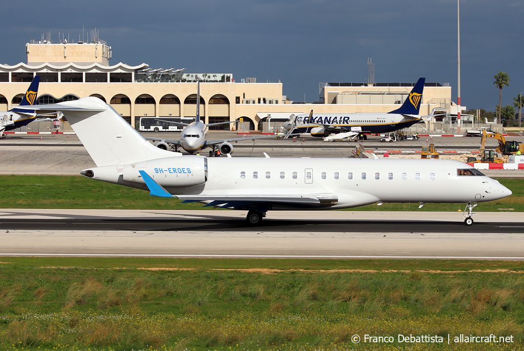 9H-EROES (9847) 2018 Bombardier Global 6000