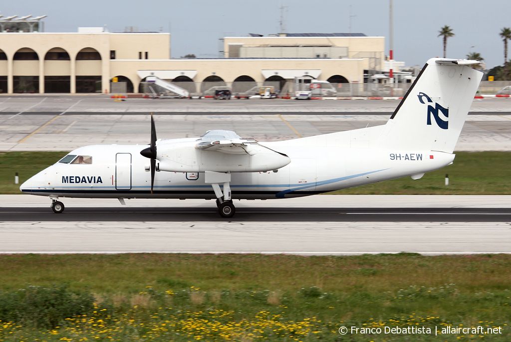 9H-AEW (222) 1990 De Havilland Canada DHC-8-102 Dash 8