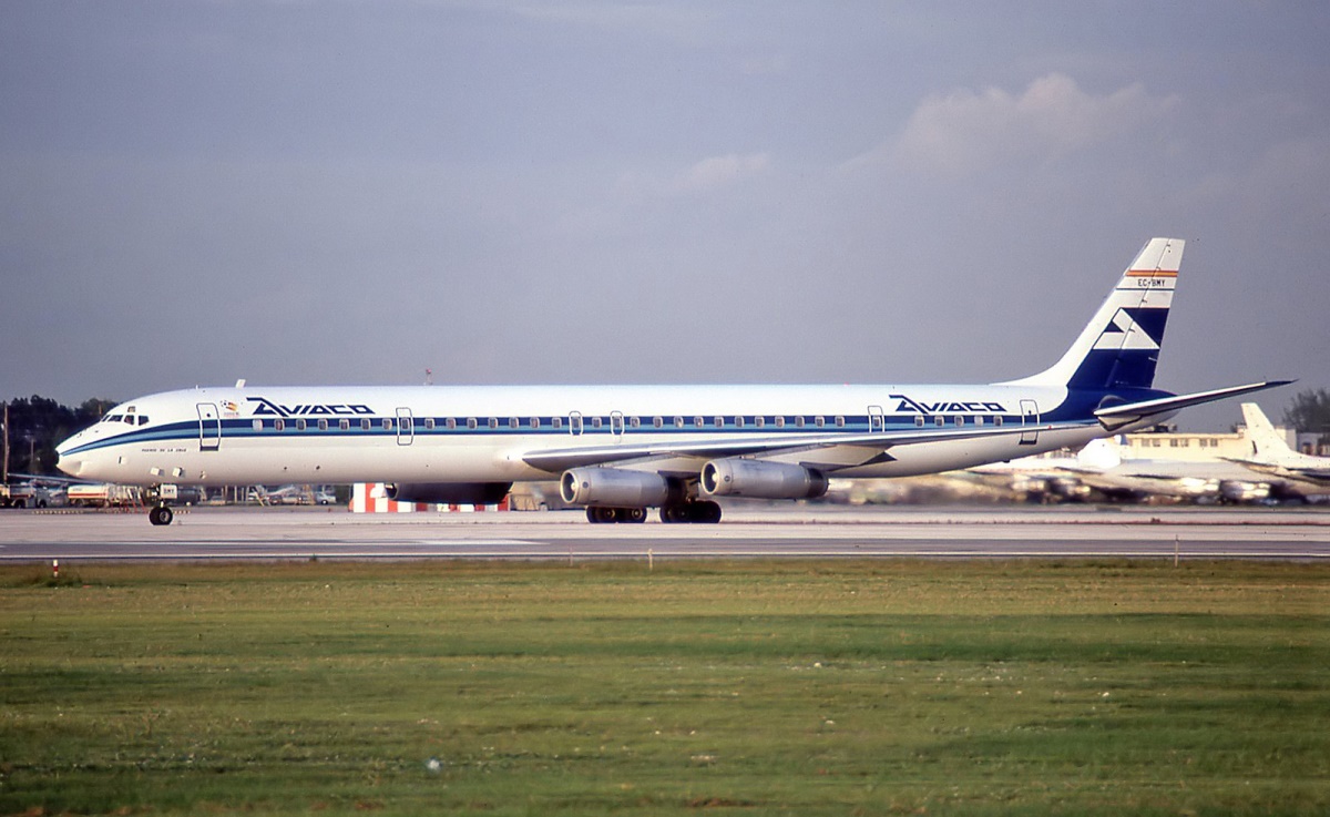 EC-BMY (cn 45931) Douglas DC-8-63