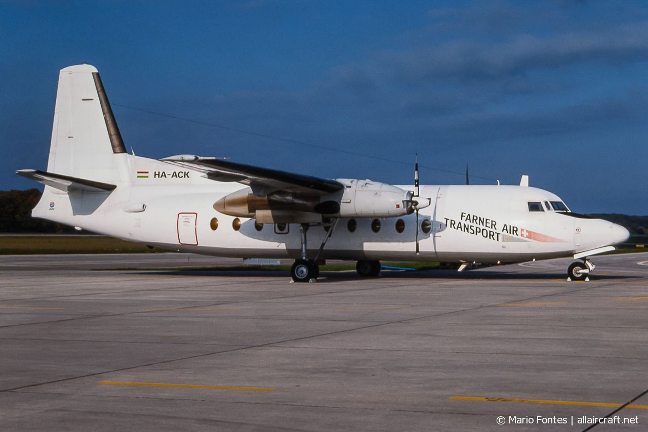 HA-ACK (10295) 1966 Fokker F-27-400 Friendship
