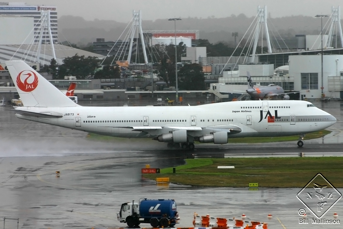JA8173 · Boeing 747-346 · (SYD / YSSY)