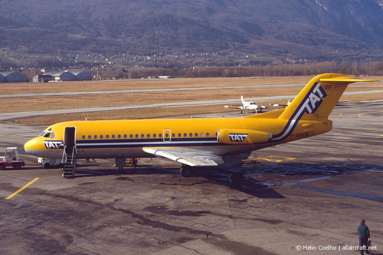 F-GDUS (11053) 1972 Fokker F28-2000 Fellowship