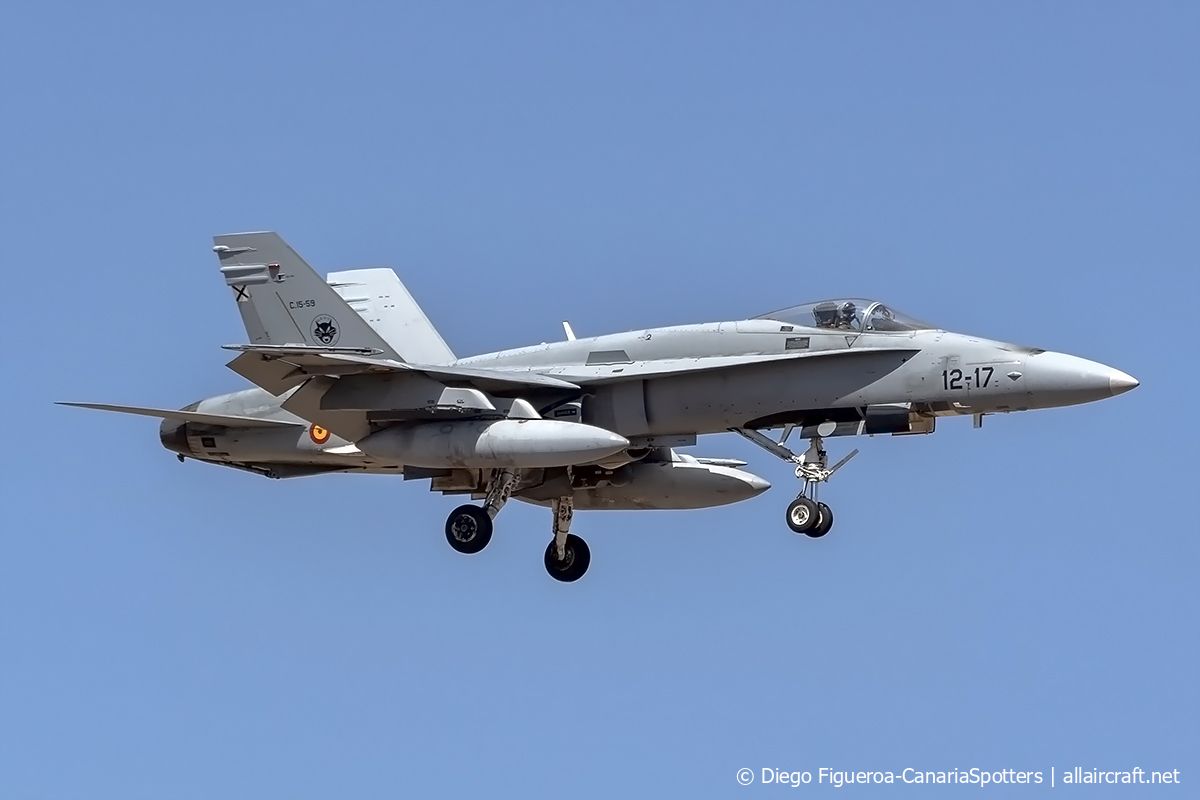 C.15-59 / 12-17 McDonnell Douglas EF-18A Hornet