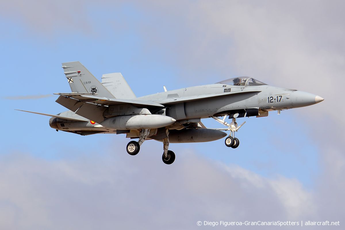 C.15-59 / 12-17 McDonnell Douglas EF-18A Hornet