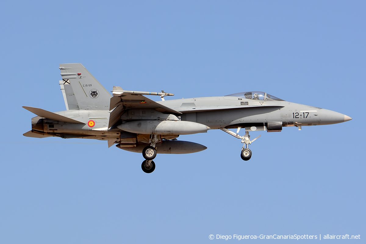 C.15-59 / 12-17 McDonnell Douglas EF-18A Hornet